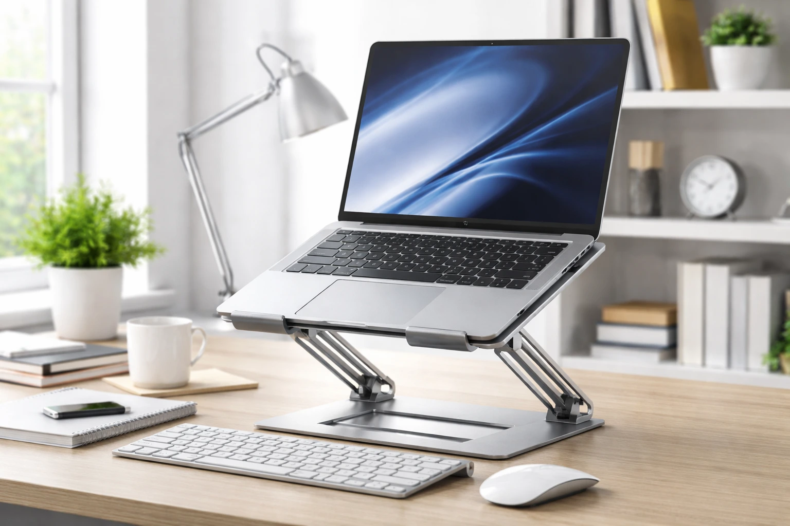 Laptop Stand - Multi-Angle for Comfortable Viewing & Typing Position
