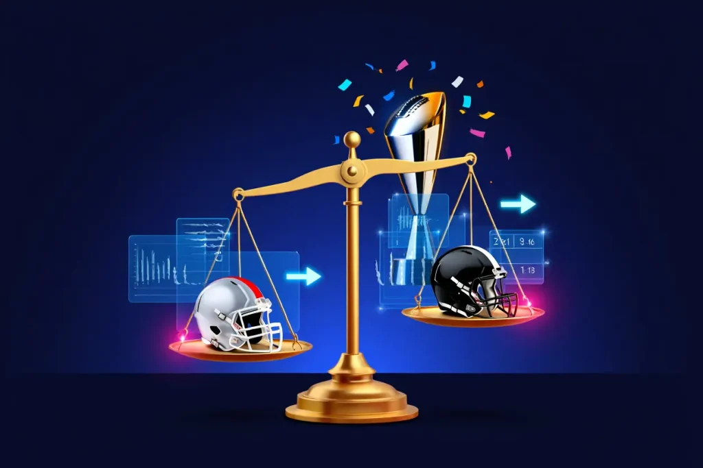 Fantasy football dynasty trade calculator showing player comparison and trade evaluation results