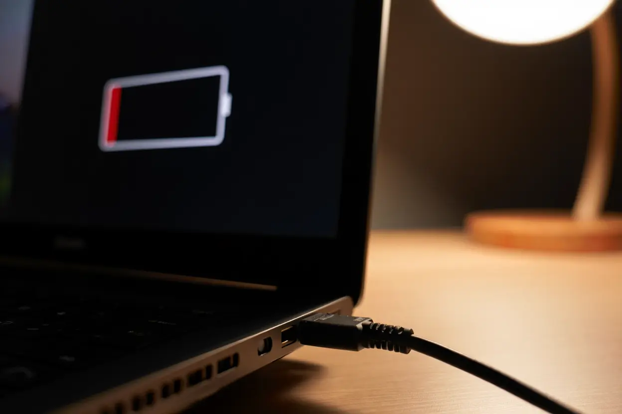 laptop battery not charging